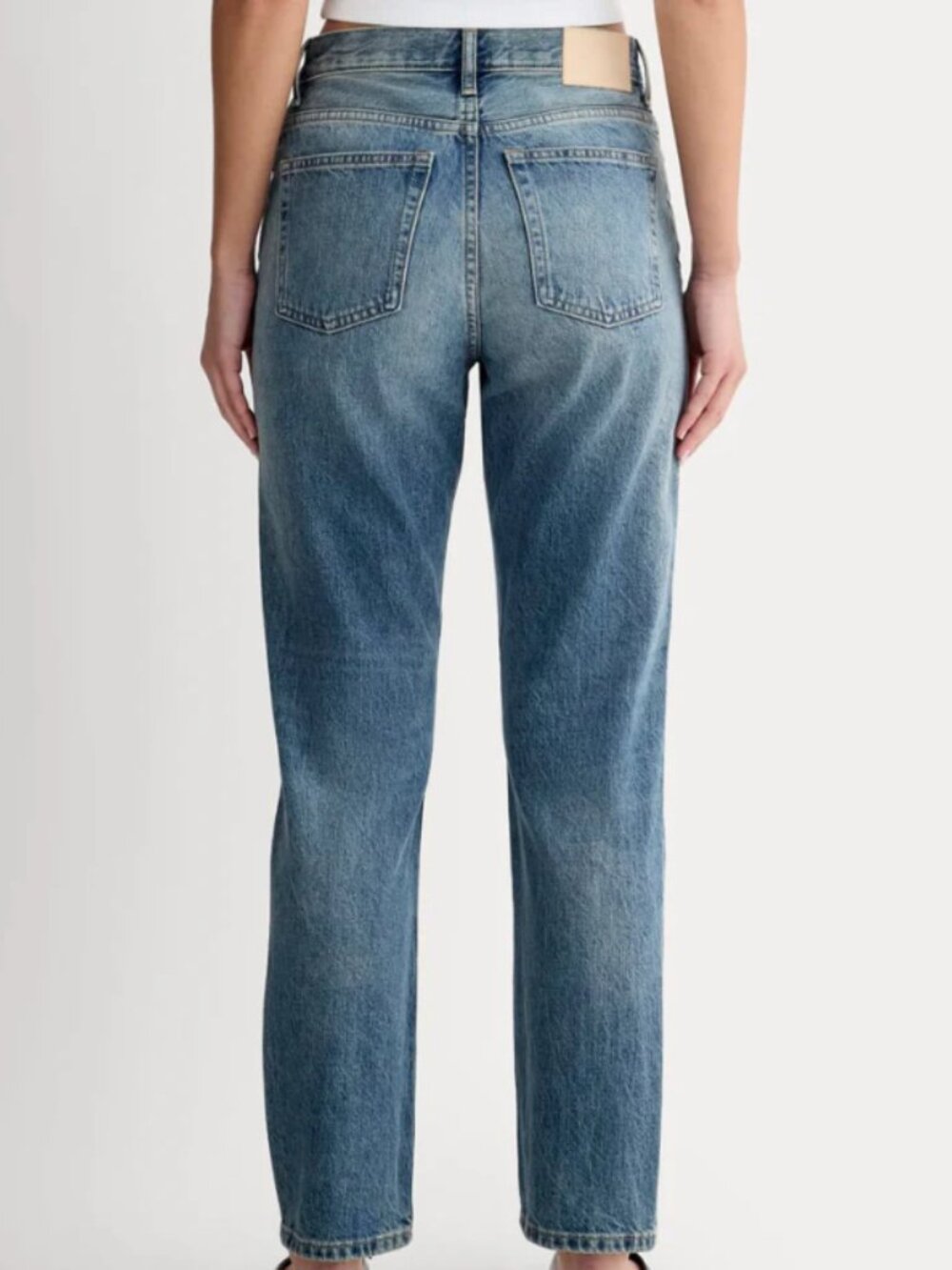 NWT Everlane: The 90's Cheeky Jeans, High-rise, Size 27 Regular, Blue - Picture 3 of 16